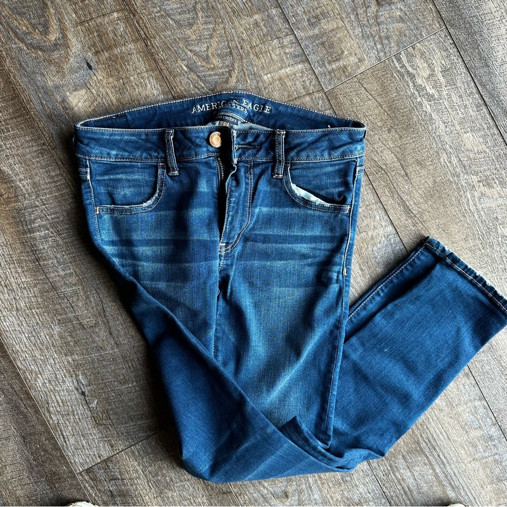 American Eagle Outfitters High Rise Women Jeans - Blue